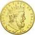 France, Médaille, Les Rois de France, Clotaire I, FDC, Copper-Nickel Gilt