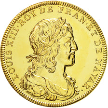 France, Médaille, Les rois de France, Louis XIII, FDC, Copper-Nickel Gilt