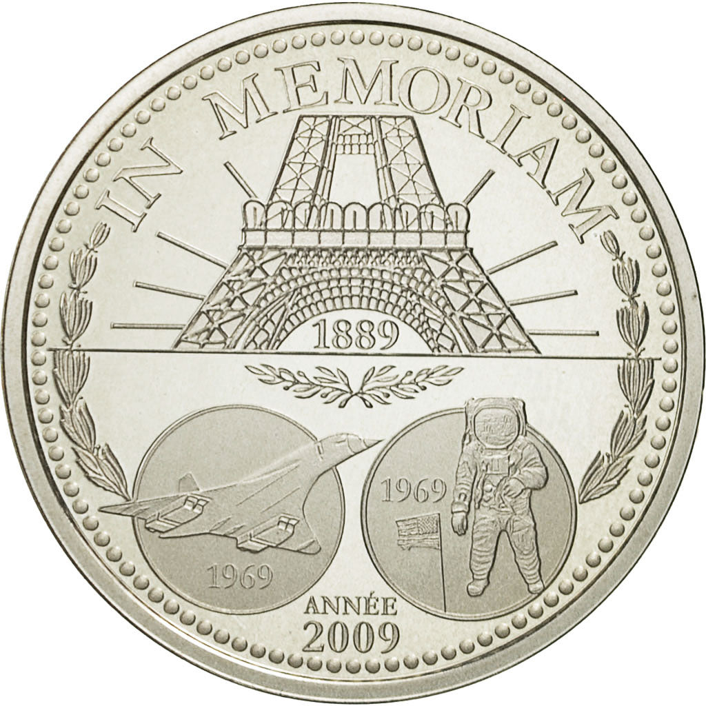 France, Medal, Semeuse, La Pièce de l'Année, 2009, MS(65-70), Silver
