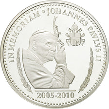 Vatican, Médaille, En Mémoire de Jean-Paul II, 2010, FDC, Argent