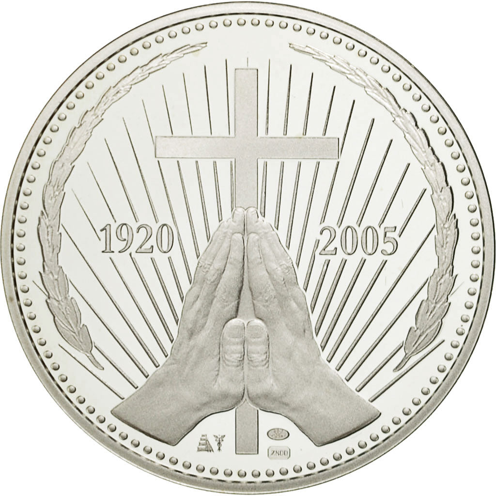 Vatican, Medal, En Mémoire de Jean-Paul II, 2010, MS(65-70), Silver