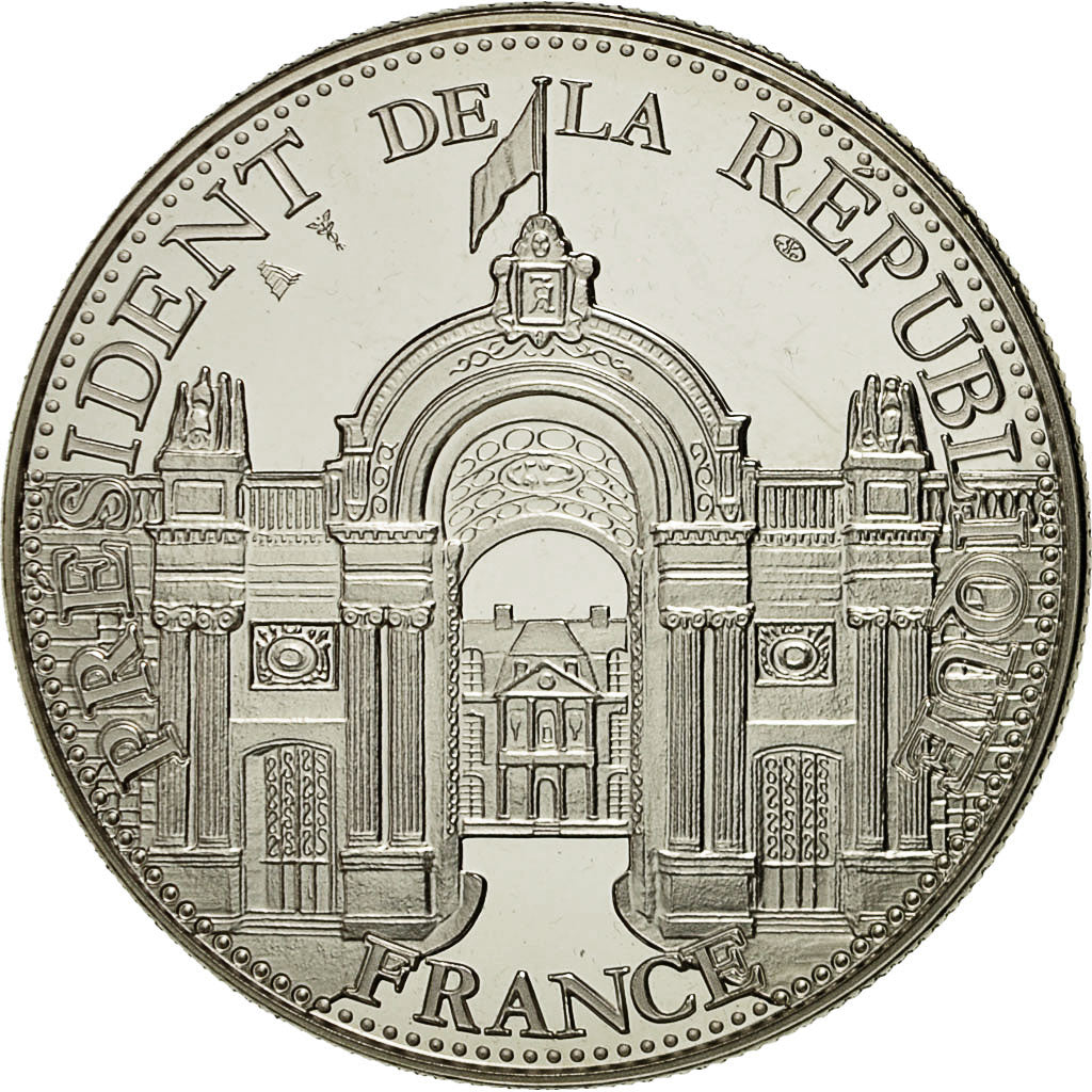 France, Medal, Les Présidents de la République, E.Macron, MS(65-70)