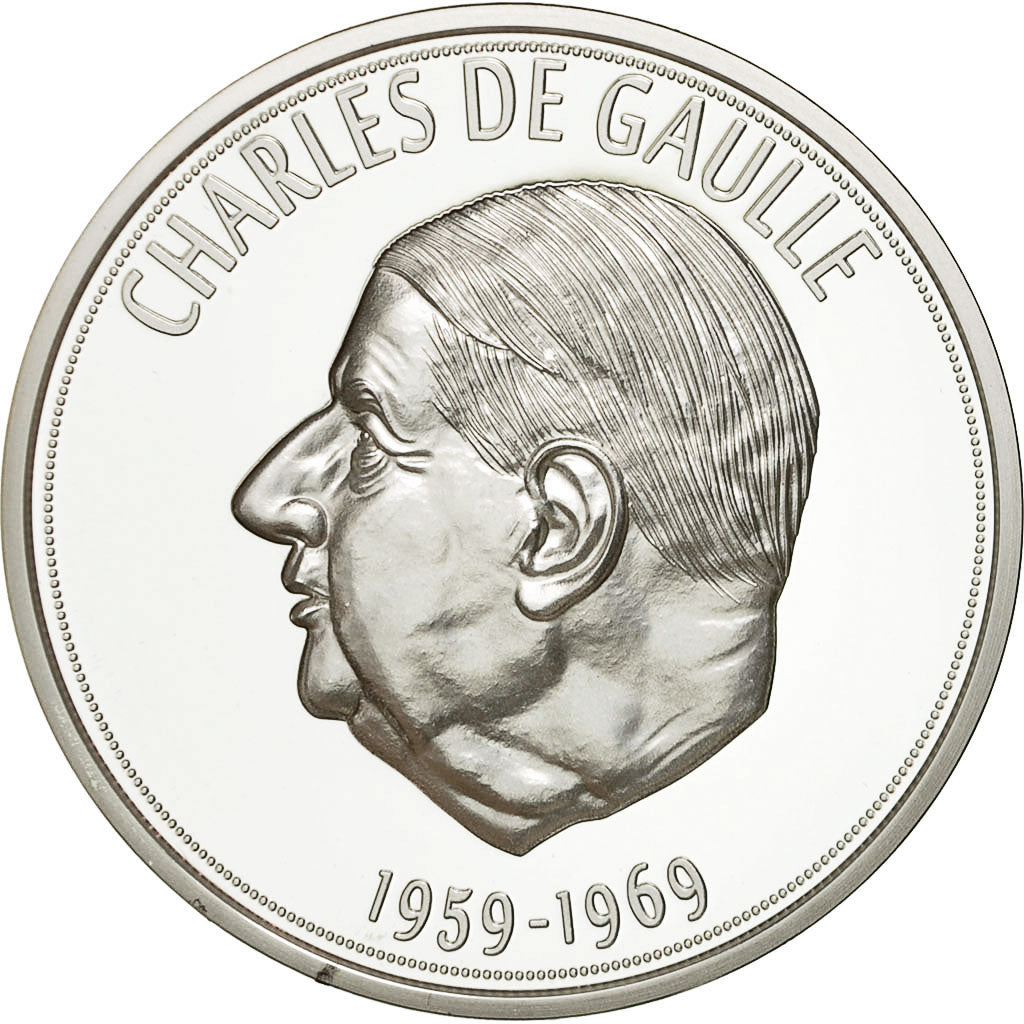 France, Medal, Les Présidents de la République, Charles De Gaulle, MS(65-70)