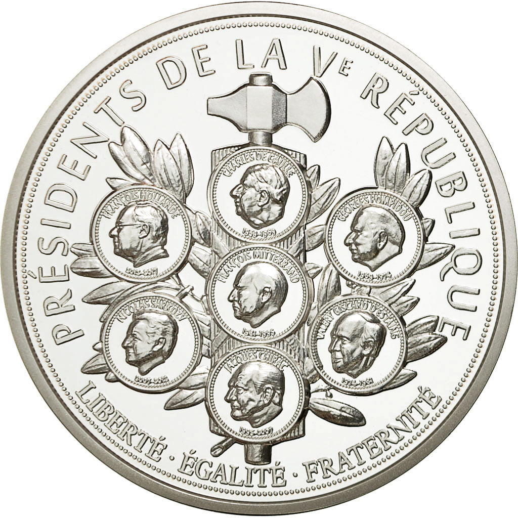 France, Medal, Les Présidents de la République Française, MS(65-70)
