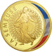 France, Médaille, Les Emblèmes Français, La Semeuse, FDC, Copper Gilt