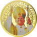 Vaticano, medaglia, Pape Jean Paul II, 2011, FDC, Rame dorato