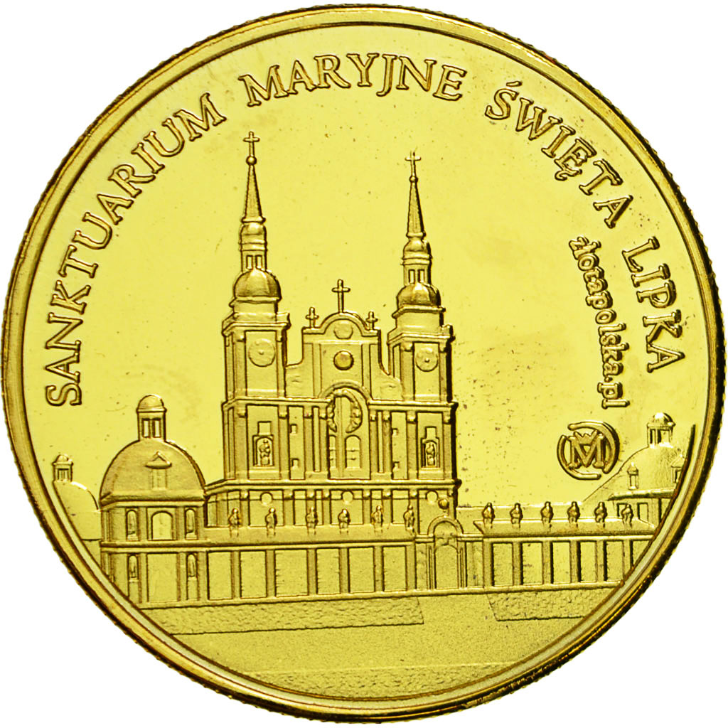 Polska, Medal, Sanctuaire Maryjne, Swieta Lipka, MS(65-70), Stop miedzi