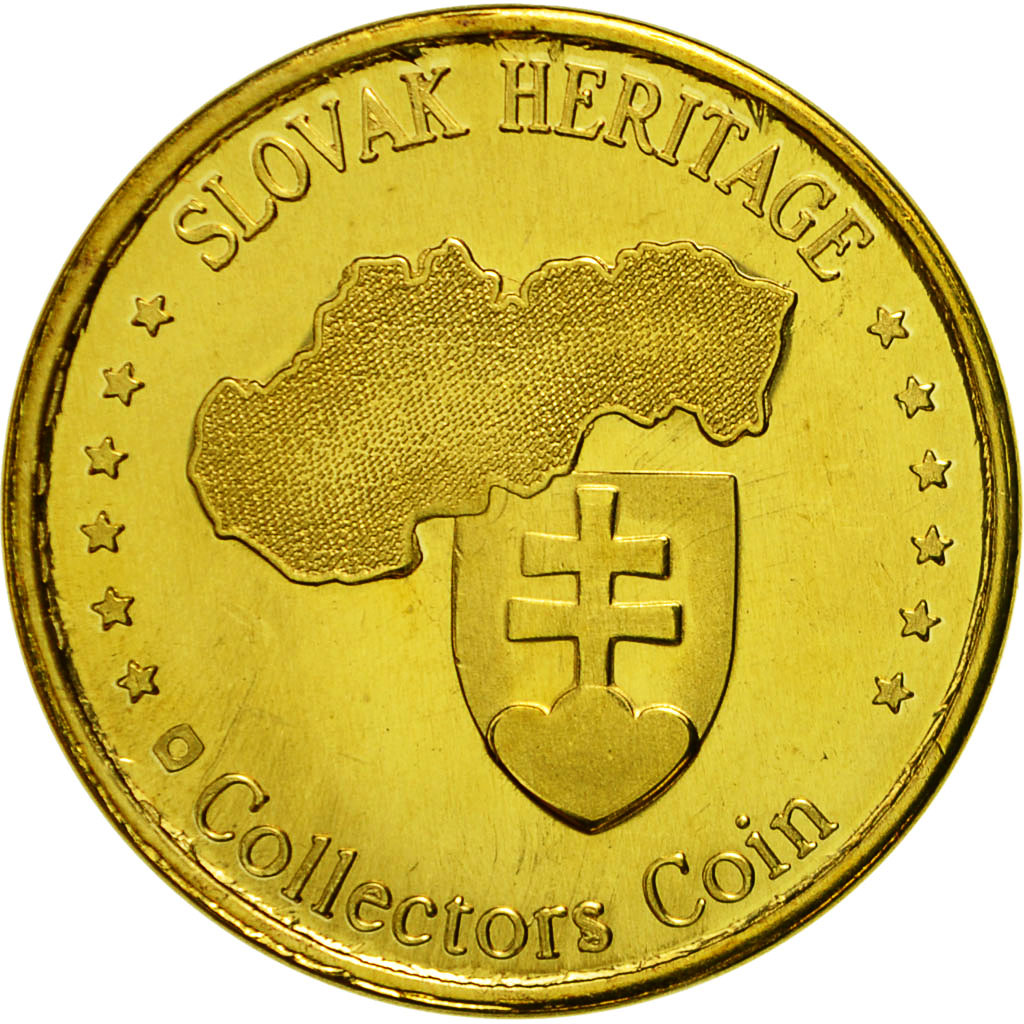 Slowakei, Medaille, Slovak heritage, Medved Hnedy, STGL, Copper Gilt