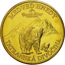Slovacchia, medaglia, Slovak heritage, Medved Hnedy, FDC, Rame dorato