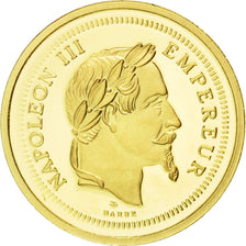 Frankrijk, Medaille, Napoléon III, Reproduction, 100 Francs or, 2009, FDC, Goud