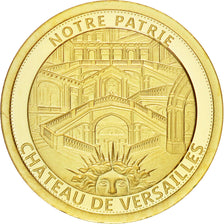 Francia, medalla, Le Château de Versailles, 2017, FDC, Oro