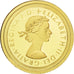 Francja, Medal, Réplique Souverain Elisabeth II, 2009, MS(65-70), Złoto