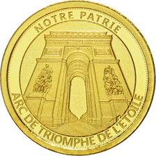 France, Medal, L'Arc de Triomphe, 2017, MS(65-70), Gold