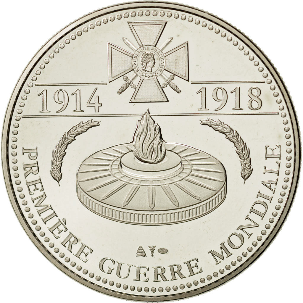 France, Médaille, Première Guerre Mondiale, Le Centenaire, FDC, Copper-nickel