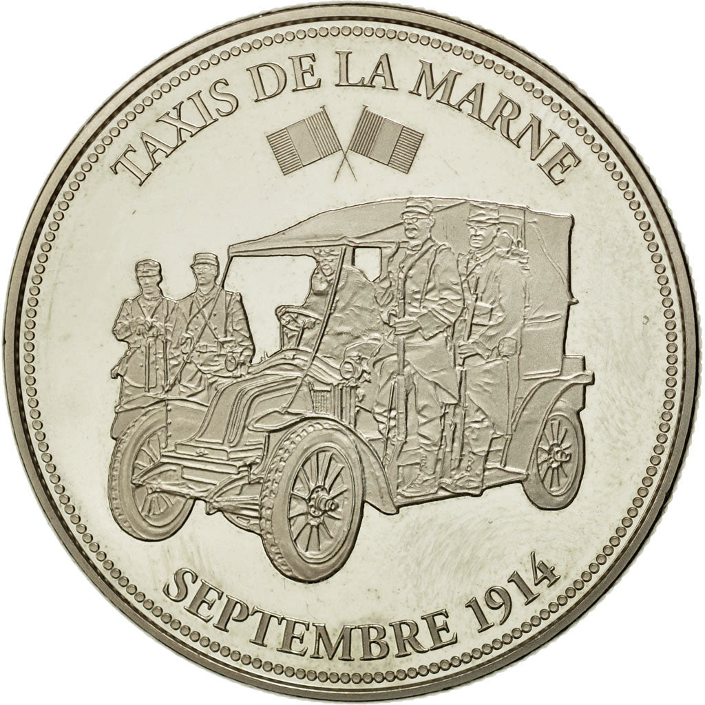 Frankreich, Medaille, Centenaire de la Première Guerre Mondiale, Taxis de la