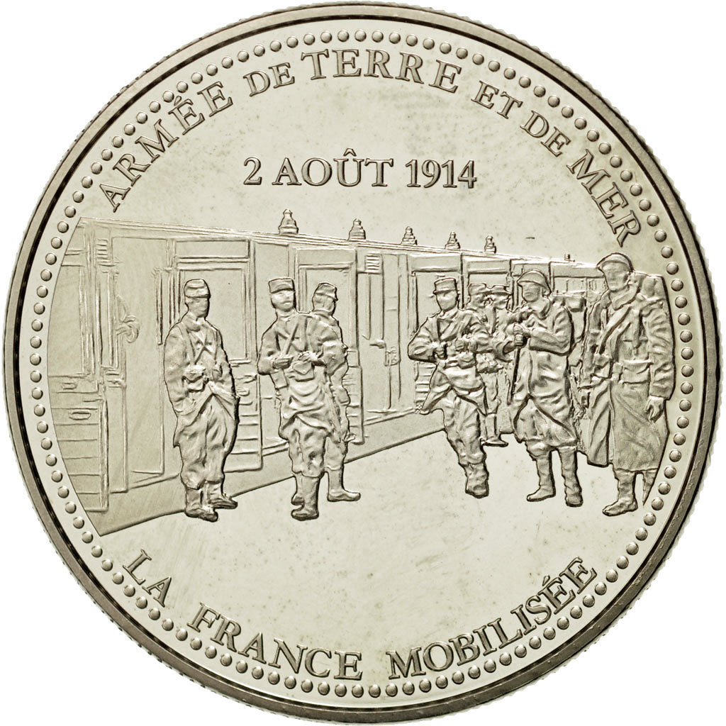 France, Medal, Première Guerre Mondiale, La France Mobilisée, MS(65-70)