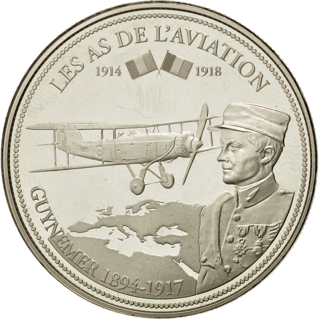 Frankreich, Medaille, Première Guerre Mondiale, Les As de l'Aviation, Guynemer