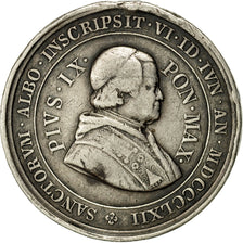 Vatican, Medal, Pape Pie IX, 1862, AU(50-53), Silver