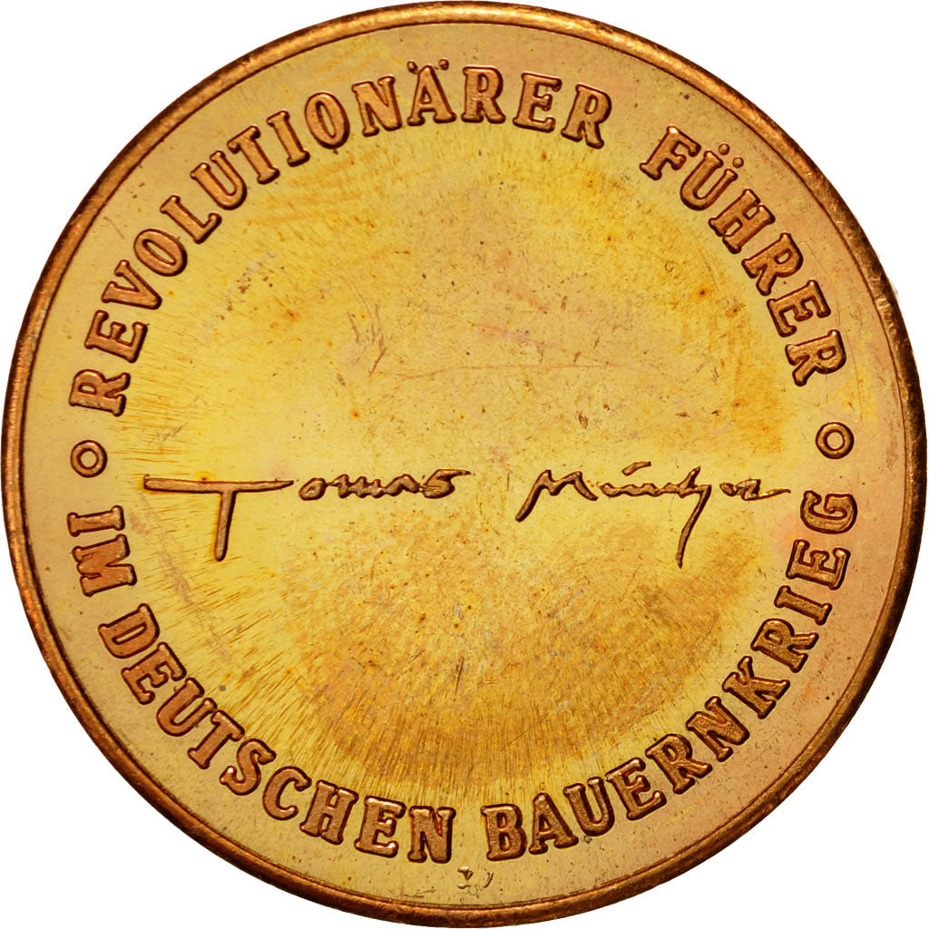 Germany, Medal, Mühlhausen, Guerres Paysannes, MS(64), Copper