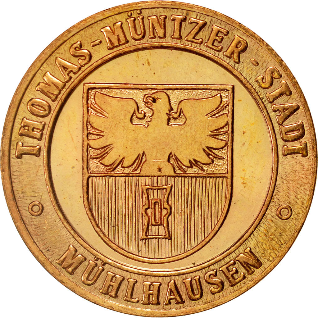 Germany, Medal, Mühlhausen, Guerres Paysannes, MS(64), Copper