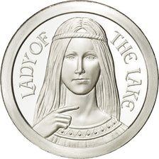 Frankrijk, Token, Lady of the Lake, 1986, FDC, Copper-nickel