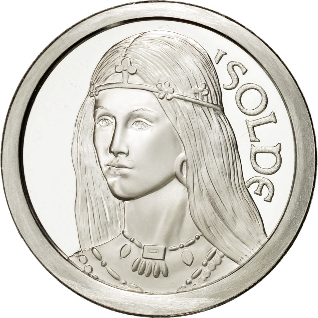 France, Token, Isolde, 1986, MS(65-70), Copper-nickel