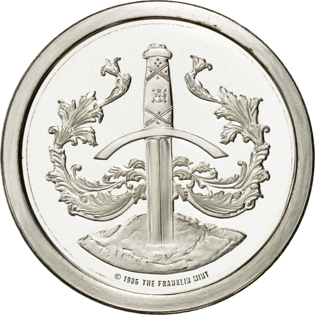 France, Token, Isolde, 1986, MS(65-70), Copper-nickel