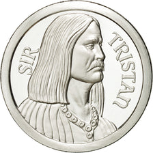 France, Token, Sir Tristan, 1986, MS(65-70), Copper-nickel