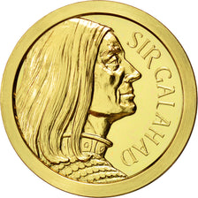 France, Jeton, Sir Galahad, 1986, FDC, Copper-Nickel Gilt