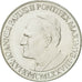 Vaticano, medalla, Pape Jean Paul II, 1980, SC+, Plata