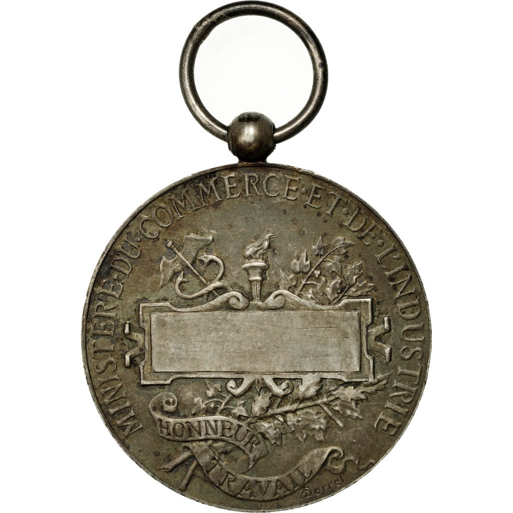 France, Médaille, Médaille d'honneur du travail, Borrel, TTB+, Argent