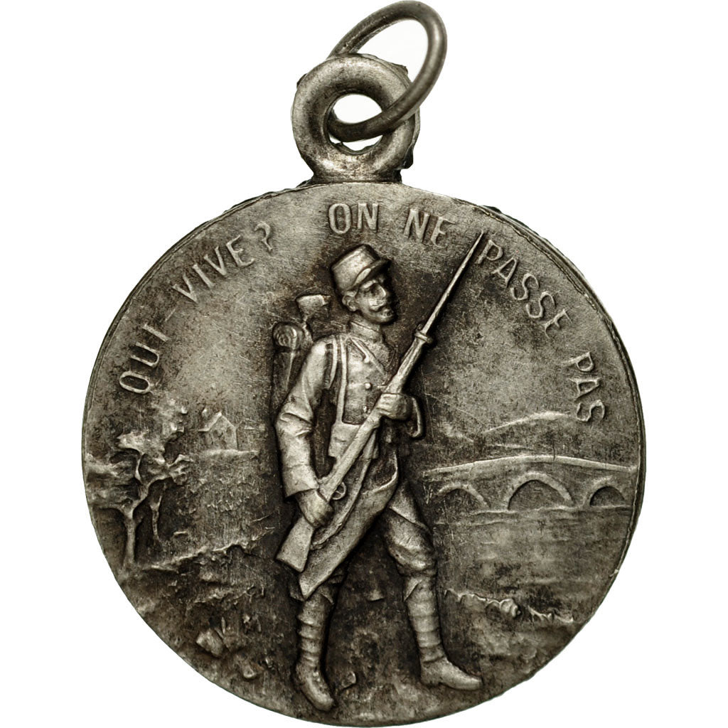 Francia, medalla, Honneur-Patrie, On ne passe pas, 1914-1917, MBC+, Bronce