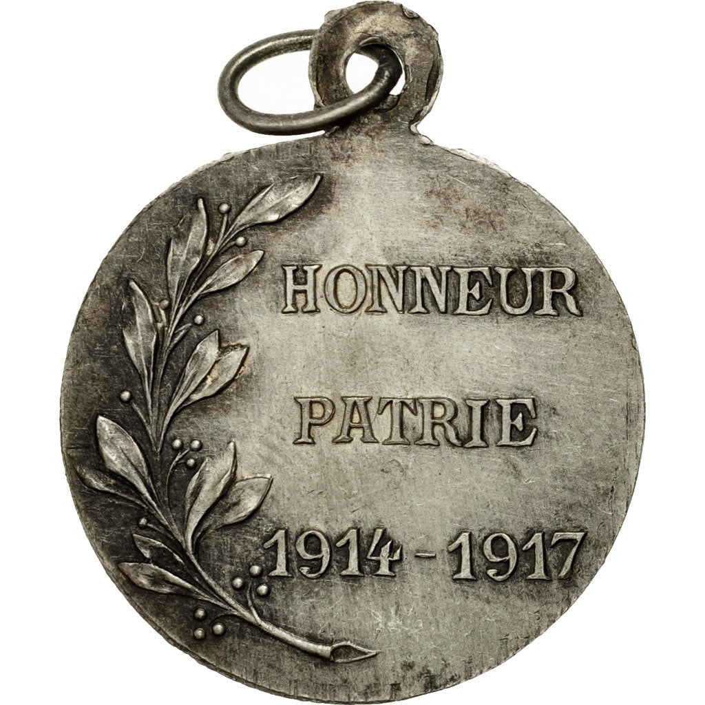Francia, medalla, Honneur-Patrie, On ne passe pas, 1914-1917, MBC+, Bronce