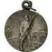 France, Médaille, Honneur-Patrie, On ne passe pas, 1914-1917, TTB+, Silvered