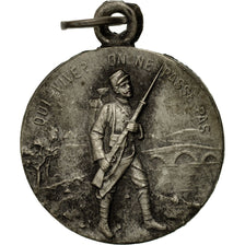 Frankrijk, Medaille, Honneur-Patrie, On ne passe pas, 1914-1917, ZF+, Silvered