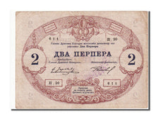 Montenegro, 2 Perpera, 1916, KM #M19, EF(40-45), II 20