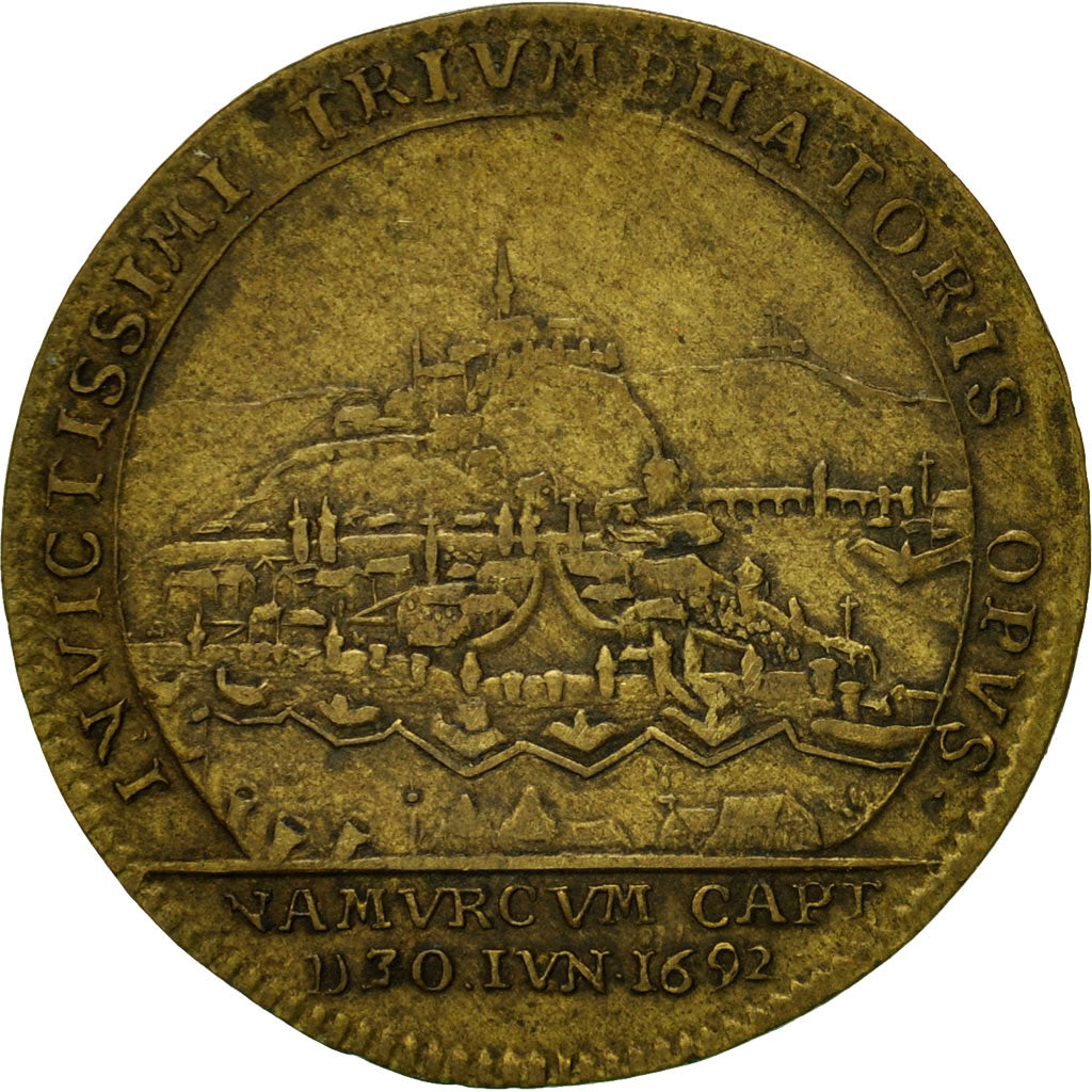 France, Token, Louis XIV, Flandre Française, Prise de Namur, 1692, AU(50-53)