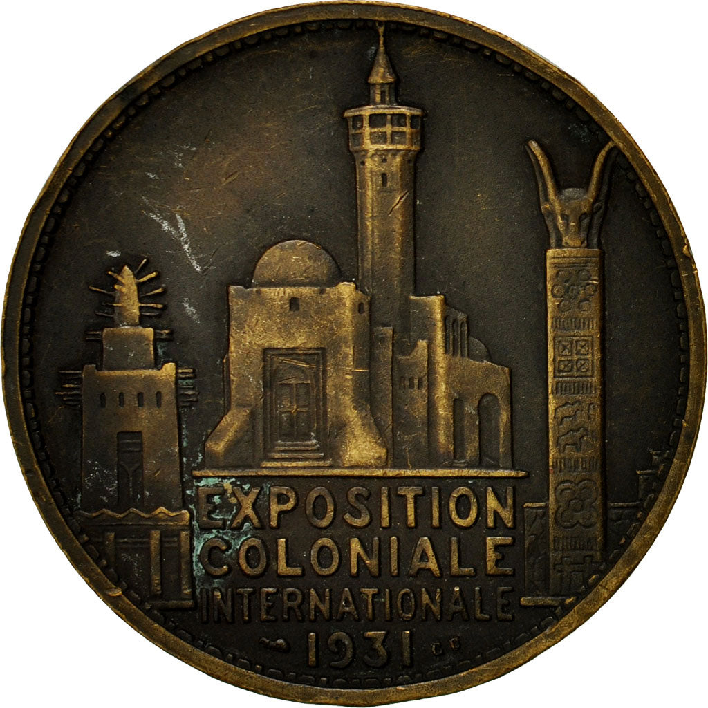 France, Médaille, Exposition Coloniale Internationale, Paris, Afrique, 1931