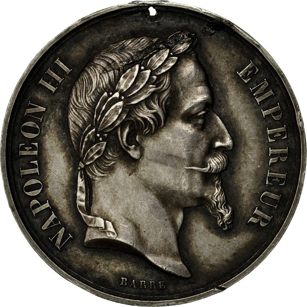 Francia, medaglia, Napoléon III, Marine et Colonies, Actes de Dévouement