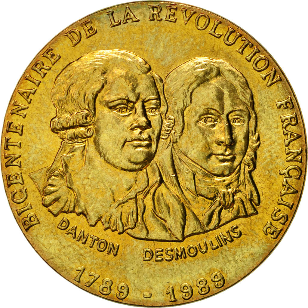 France, Médaille, Révolution Française, Danton-Desmoulin, MDP, FDC, Copper