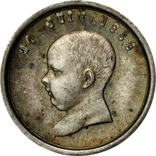 Francja, Medal, Naissance de Napoléon IV, Quinaire, 1856, Caqué, MS(60-62)