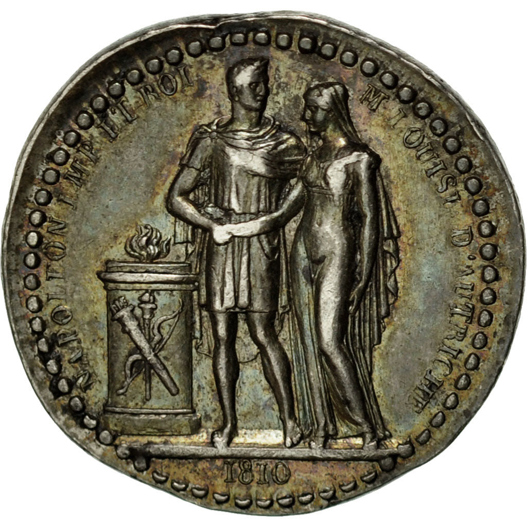 Frankrijk, Medaille, Mariage de Napoléon et Marie-Louise, Quinaire, 1810