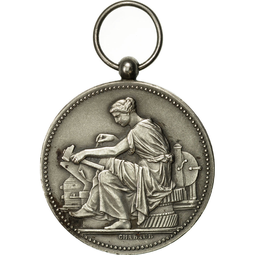 France, Médaille, Société Industrielle de Rouen, Chabaud, SUP, Argent