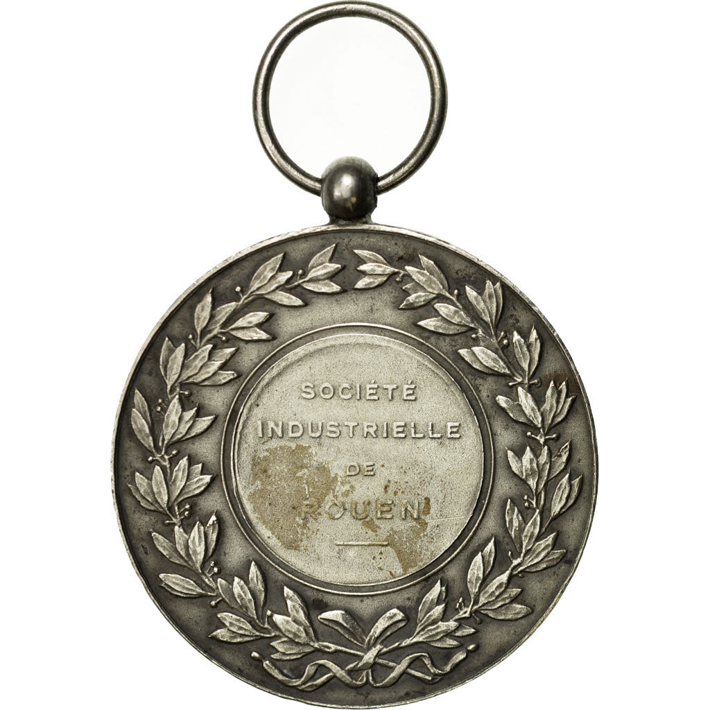France, Médaille, Société Industrielle de Rouen, Chabaud, SUP, Argent