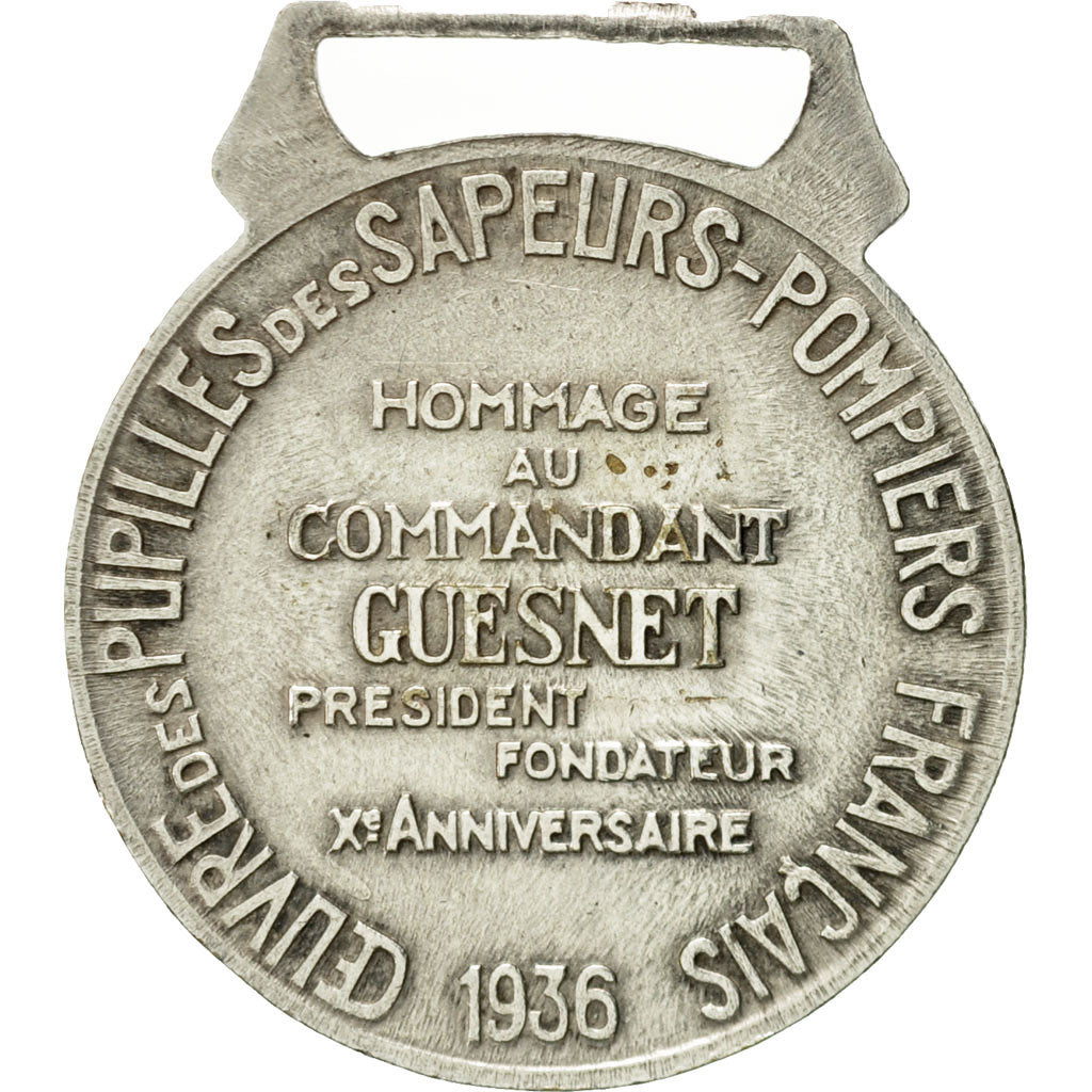 France, Médaille, Oeuvre des Pupilles des Pompiers Français, Commandant