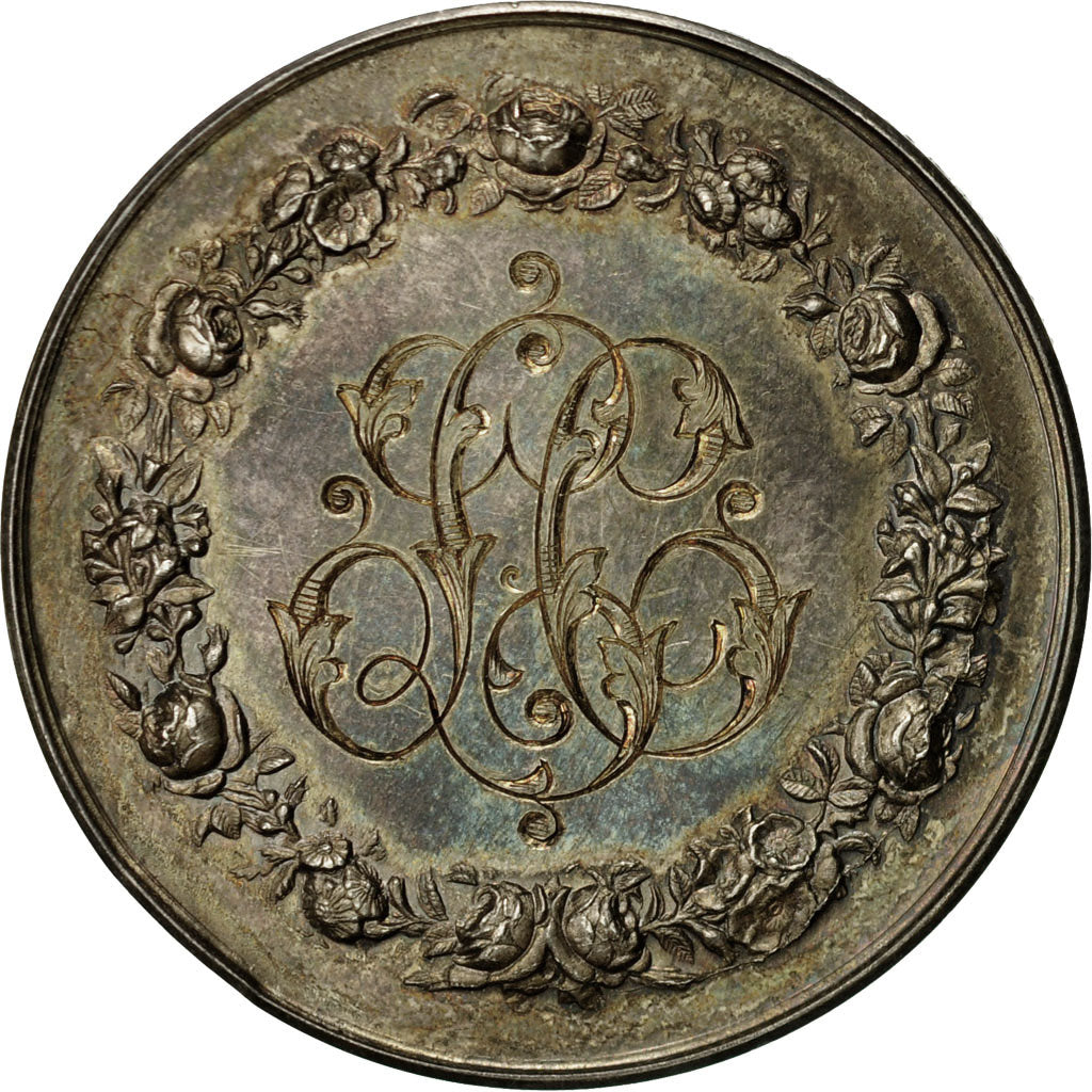 France, Medal, Mariage, Religion, 1888, Montagny, MS(60-62), Silver