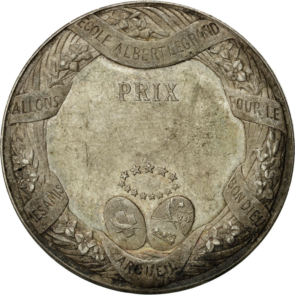 France, Medal, Henri Dominique Lacordaire, Ecole Legrand, Dupuis.D, AU(50-53)