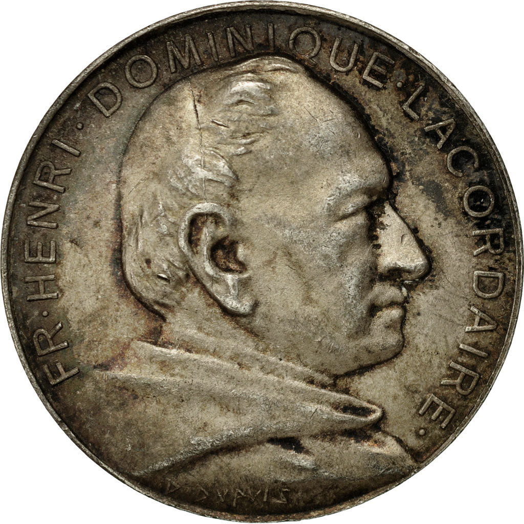 Francja, Medal, Henri Dominique Lacordaire, Ecole Legrand, Dupuis.D, AU(50-53)
