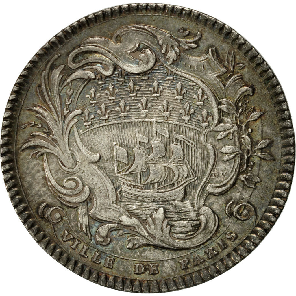 France, Token, Louis XV, Villes et Noblesse, Louis Bazile de Bernage, Paris