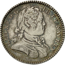 France, Token, Louis XV, Ville de Rouen, EF(40-45), Silver, Feuardent:6209